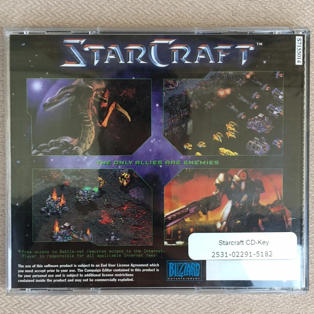 StarCraft and Expansion Set PC Game CDs